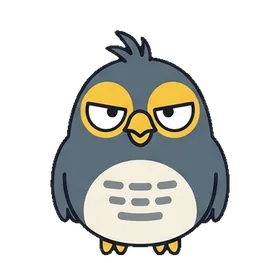 Coo awake and grumpy
