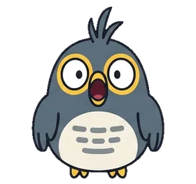 Coo wide awake and startled
